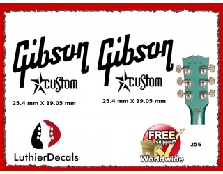 Gibson Custom Guitar Decal 256